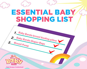 Newborn essential best sale shopping list